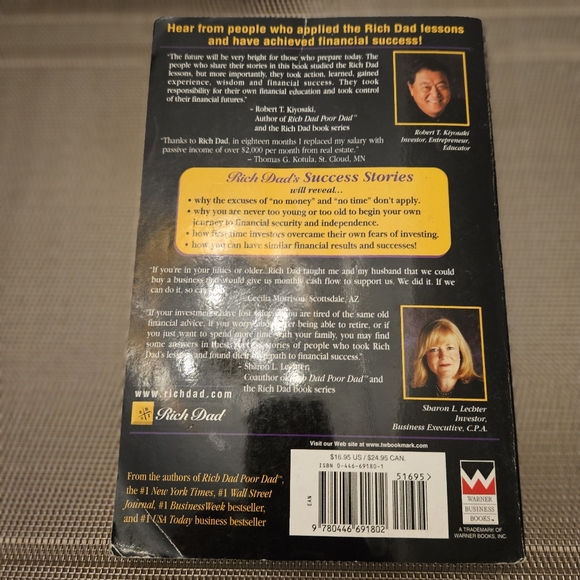 Rich Dad's Success Stories Robert Kiyosaki soft cover book 2003 - Picture 5 of 9